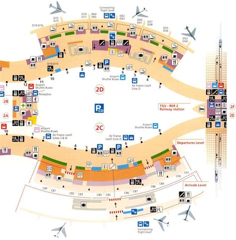 Map Of Charles De Gualle Airport - Maping Resources