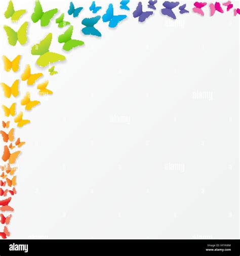 Abstract Paper Cut Out Butterfly Background. Vector Illustration Stock Vector Image & Art - Alamy