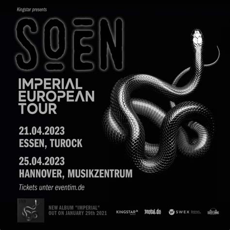 Event Soen - 25/04/2023 - Hannover - MusikZentrum - Germany