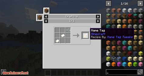 Name Tag Tweaks Mod (1.19.2, 1.18.2) - Craftable & Retrievable NameTag ...