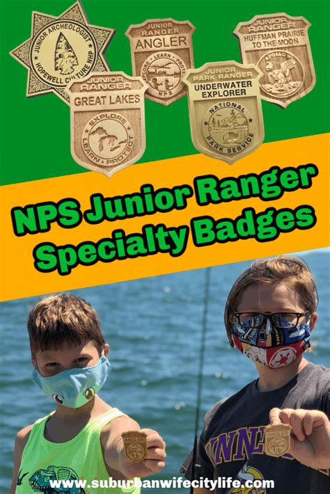 Junior Ranger Specialty Badges - Suburban Wife, City Life