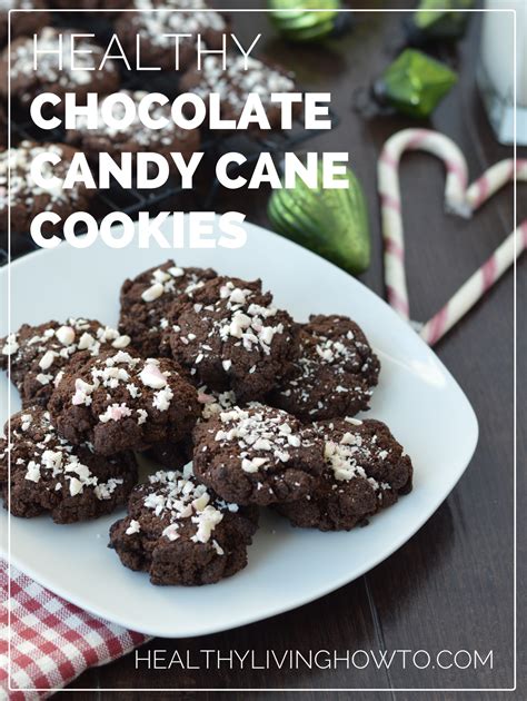 Healthy Chocolate Candy Cane Cookies - Healthy Living How To