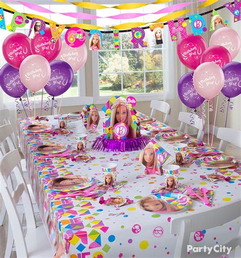 Barbie Birthday Party Supplies & Decorations | Party City | Barbie birthday party, Barbie ...