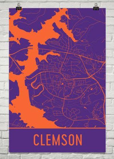 Clemson University Campus Map