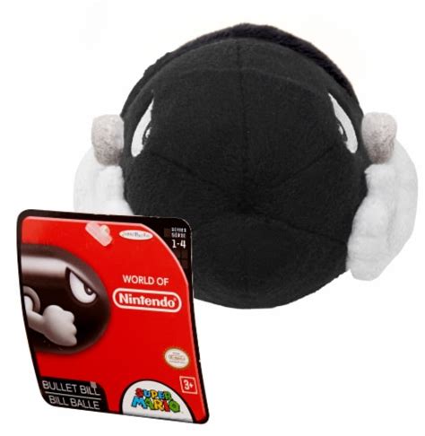 Jakks Pacific World Of Nintendo Super Mario Bullet Bill Plush Figure, 5 in - Fred Meyer