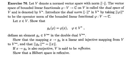 functional analysis - An exercise about reflexivity of Hilbert space - Mathematics Stack Exchange