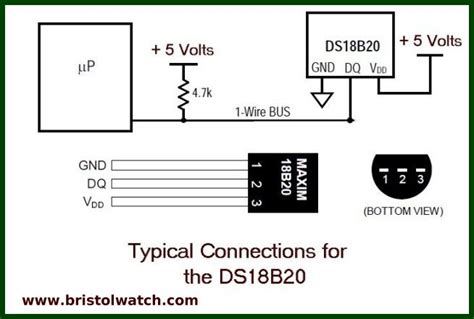 Arduino LCD Display Reading DS18B20 Temperature Sensor