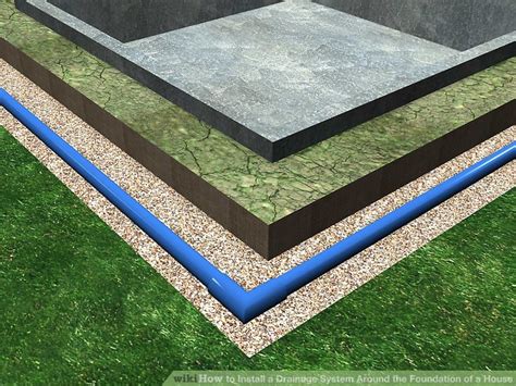 How to Install a Drainage System Around the Foundation of a House