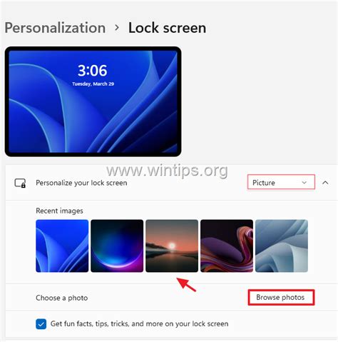 How to Change Lock Screen Background in Windows 11. - WinTips.org