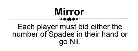 Game-Play Variations – The Game of Spades