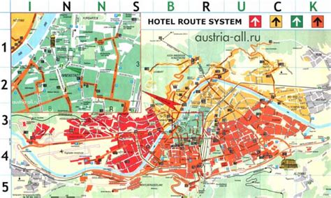 Interactive Map of Innsbruck - Search Touristic Sights. Hiking and ...