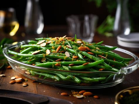 Green Beans And Almonds Free Stock Photo - Public Domain Pictures