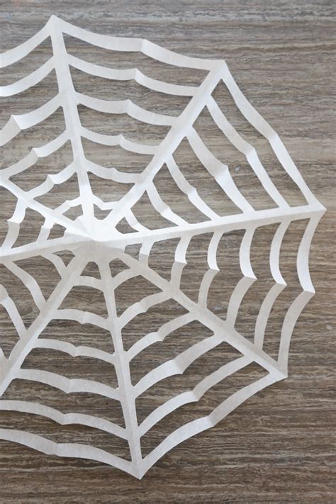 Paper Spider Web Template