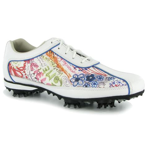 LADIES FOOTJOY LOPRO COLLECTION CLOSEOUT GOLF SHOES 97054 WHITE/GRAFFITTI