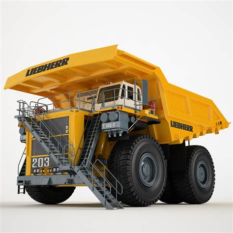 Mining truck liebherr model - TurboSquid 1404402