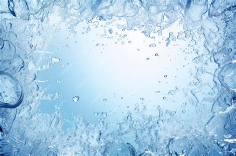 Premium AI Image | Blue water splash flowing art for background ...