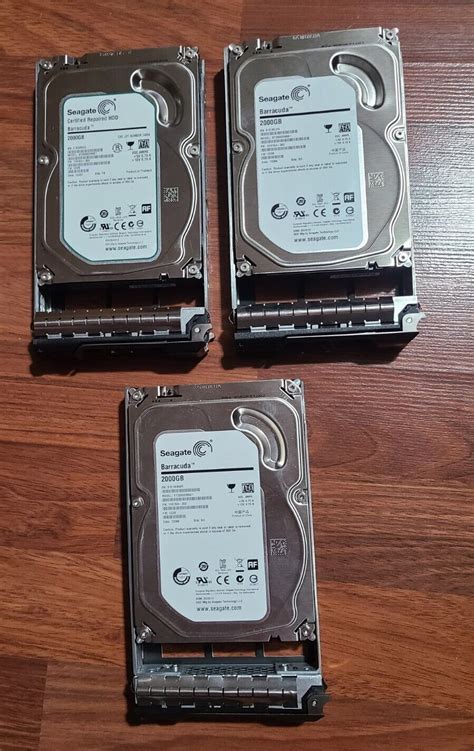 THREE Seagate Barracuda HDD 2000GB 2TB SATA 64MB 3.5" 7200 RPM model ST2000DM001 | eBay