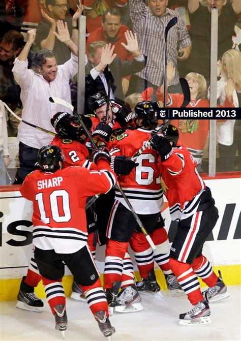 N.H.L. Playoffs: With Overtime Goal, Chicago Caps Series Comeback - The New York Times