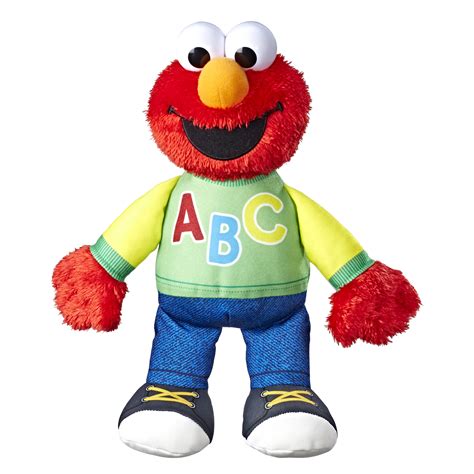 Sesame Street 12.99" Playskool Singing ABC’s Elmo Plush Toy – BrickSeek