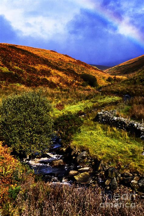 Evening Rainbow Sperrin Mountains Photograph by Thomas R Fletcher - Fine Art America