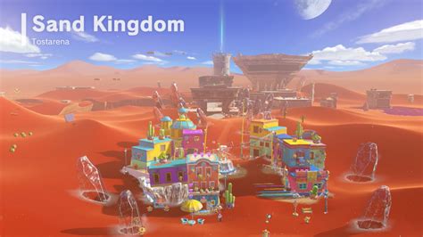 Super Mario Odyssey Sand Kingdom Map - Fin Construir