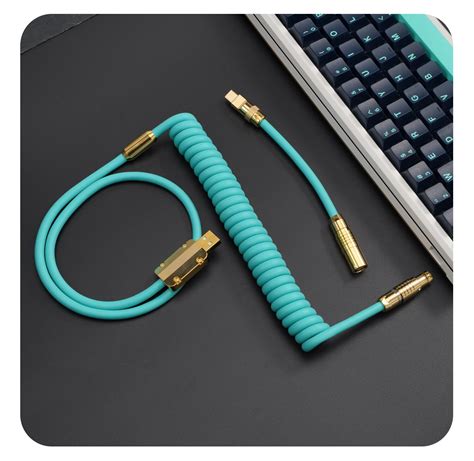 Keyboard Cable Coiled Cable Custom Cable Detachable USB C | Etsy