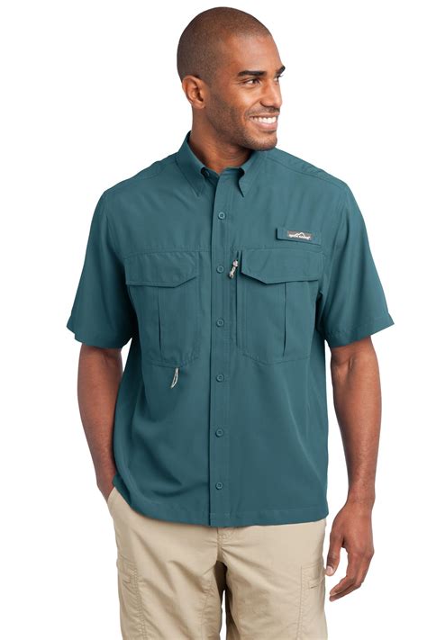 Eddie Bauer Short Sleeve Fishing Shirt | ZonkShop