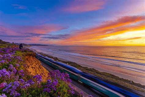 Tonight's Epic Sunset in Del Mar, California - a photo on Flickriver