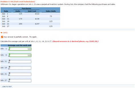 Solved Wittmann Co. began operations on July 1. It uses a | Chegg.com