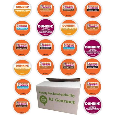 Variety pack of Dunkin Donuts Coffee K Cups for All Keurig K Cup ...