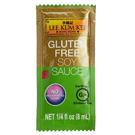 Lee Kum Kee 8 mL Gluten-Free Soy Sauce Packet - 500/Case