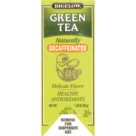 GREEN TEA DECAF BT | Crystal Clear Bottled Water