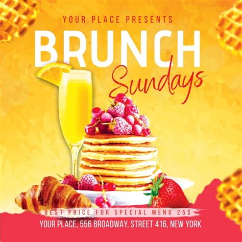 Copy of Brunch Flyer | PosterMyWall