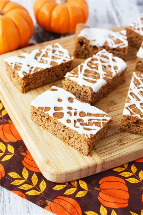 Pumpkin Spice Bars Recipe - Perfect Sweet Treat For The Fall