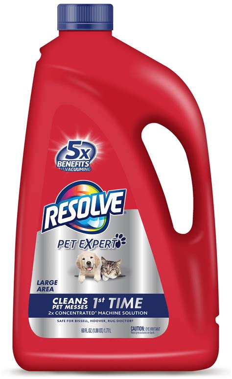 Resolve Pet Carpet Steam Cleaner Solution, 60oz Bottle, 2X Concentrate - Walmart.com