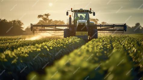 Premium AI Image | crop harvesting and farming techniques