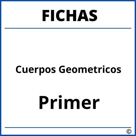 Lista 104+ Foto Cuerpos Geometricos Y Sus Caracteristicas Para Niños De ...