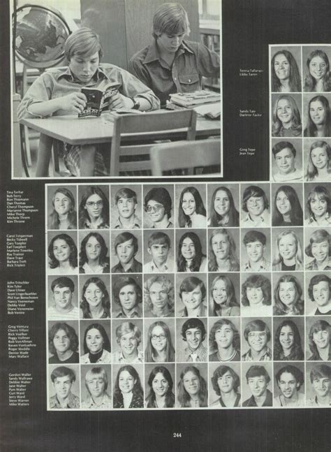 an old photo of some people at a table and in front of them are pictures of the same person