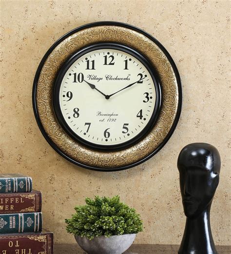 Buy Brown Brass Classic Traditional Wall Clock at 4% OFF by Craft Tree ...