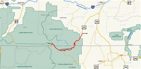 Beartooth-Highway-Map | Destination Montana