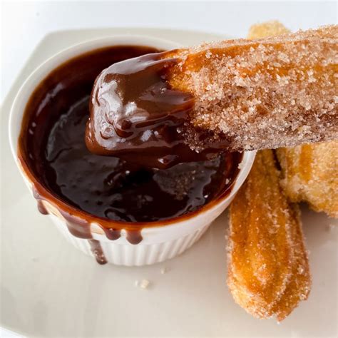 Copycat Disneyland Churros with Chocolate Sauce | Scrambled Chefs