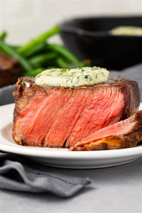 The Best Filet Mignon Ever, with Garlic-Herb Compound Butter - 40 Aprons