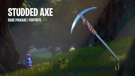 Studded Axe | Rare Pickaxe | Fortnite - YouTube