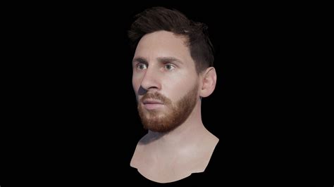 3D Model Lionel Messi Head 3d Model - TurboSquid 1770051