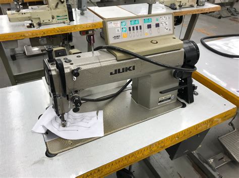 JUKI DDL-5550-6 SINGLE NEEDLE, DUAL THREAD COMMERCIAL SEWING MACHINE WITH JUKI SC-328 ELECTRIC ...