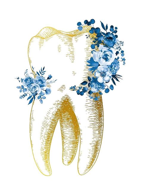 "Human tooth" by erzebetth | Redbubble | Dental wall art, Dentist art, Teeth art