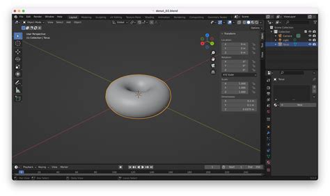 Blender Donut Notes: 02 · Jeremy Pedersen