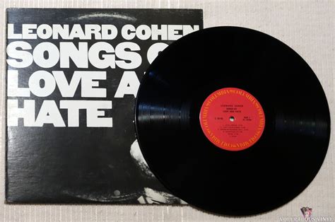 Leonard Cohen ‎– Songs Of Love And Hate (1971) Vinyl, LP, Album – Voluptuous Vinyl Records