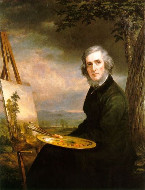 Self-portrait, 1857; by Asher Brown Durand | Hudson river school, Hudson river school paintings ...