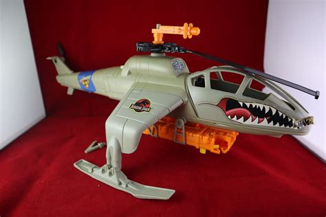 Vintage Kenner 1993 Jurassic Park Capture Copter Helicopter Incomplete ...